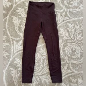 lululemon athletica Brown High-Waisted Leggings